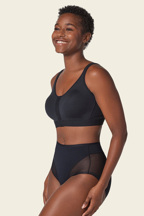 Leonisa Stretch Cotton Wireless Posture Corrector Bra
